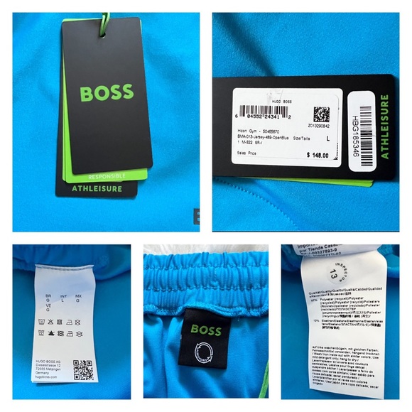 New! BOSS HUGO BOSS Hicon Gym Sweatpants Joggers - Picture 12 of 12